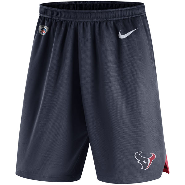 Men's Houston Texans Nike Navy Knit Performance Shorts