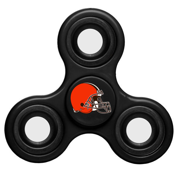 Browns Black Team Logo Fidget Spinner - Click Image to Close