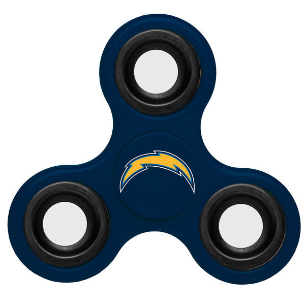 Chargers Blue Team Logo Fidget Spinner - Click Image to Close
