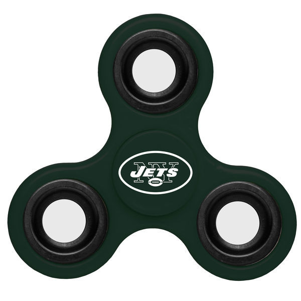 Jets Green Team Logo Fidget Spinner
