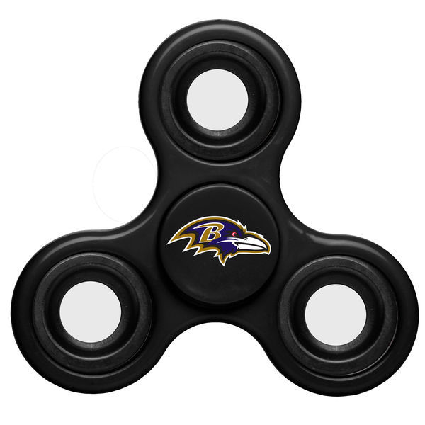 Ravens Black Team Logo Fidget Spinner