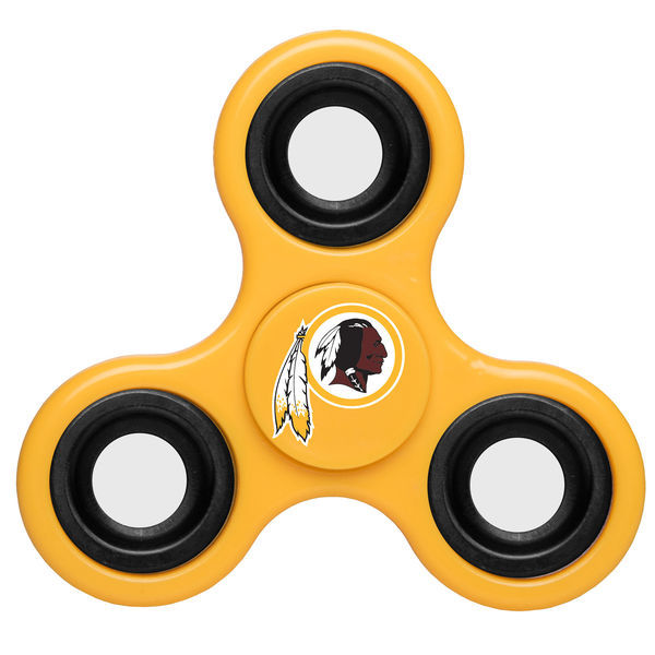 Redskins Yellow Team Logo Fidget Spinner