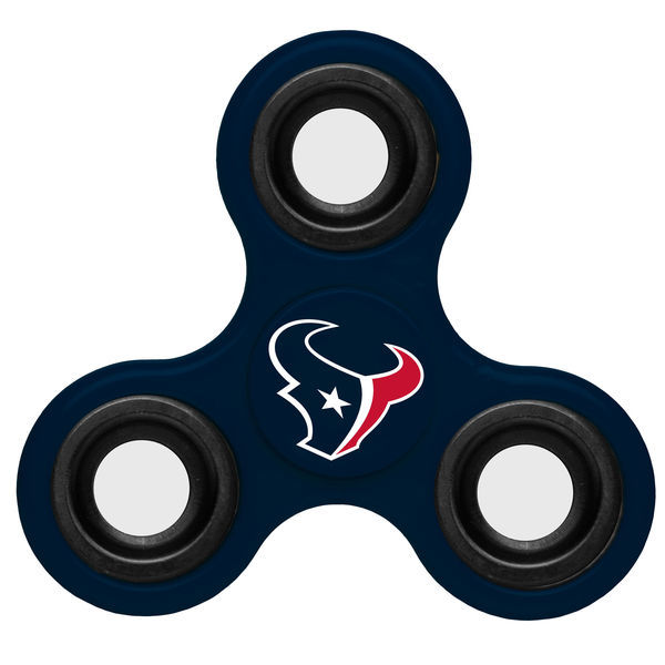 Texans Navy Team Logo Fidget Spinner - Click Image to Close