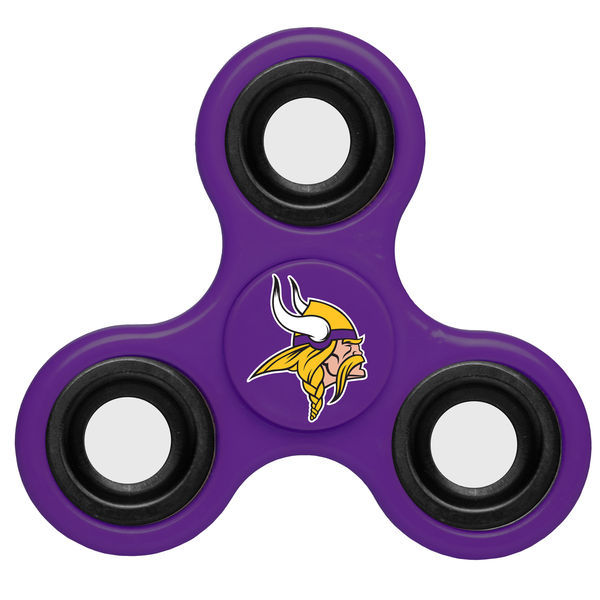 Vikings Purple Team Logo Fidget Spinner - Click Image to Close