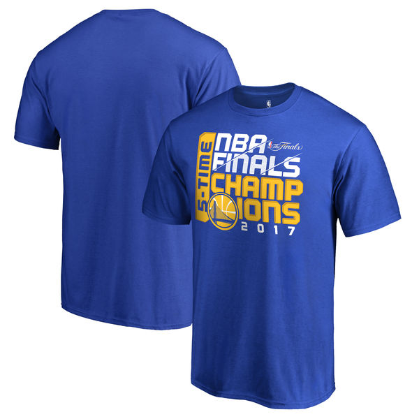 Golden State Warriors 2017 NBA Champions Royal Men's T-Shirt