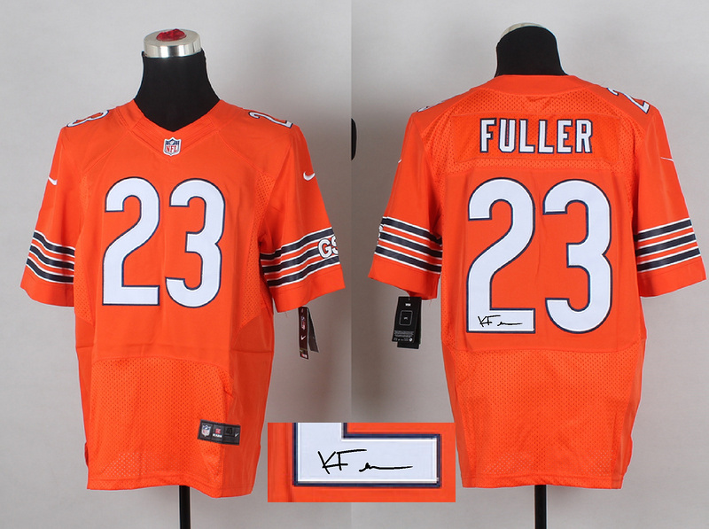 Nike Bears 23 Kyle Fuller Orange Signature Edition Elite Jersey