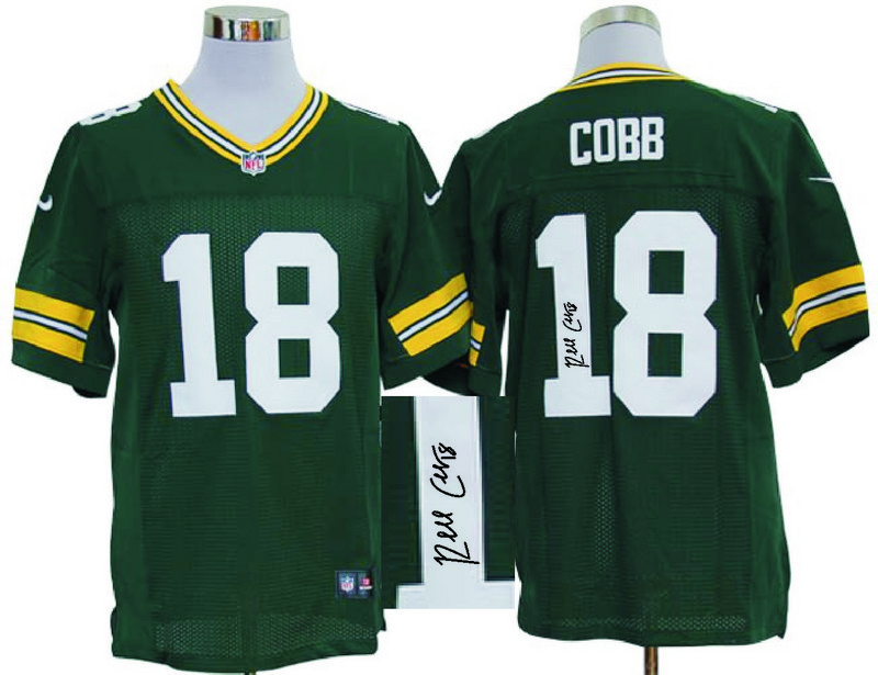 Nike Packers 18 Randall Cobb Green Signature Edition Elite Jersey