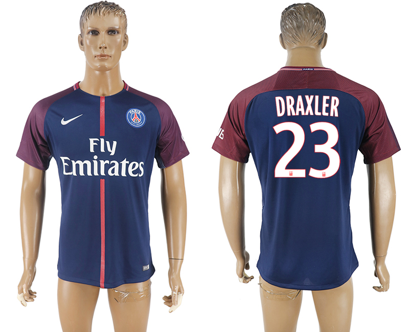 2017-18 Paris Saint-Germain 23 DRAXLER Home Thailand Soccer Jersey
