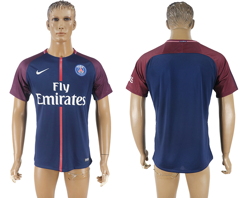 2017-18 Paris Saint-Germain Home Thailand Soccer Jersey