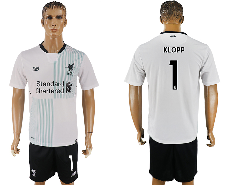2017-18 Liverpool 1 KLOPP Away Soccer Jersey 2017-18 Liverpool 1 KLOPP Away Soccer Jersey