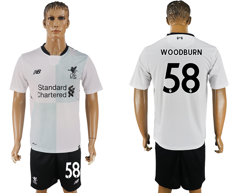 2017-18 Liverpool 58 WOODBURN Away Soccer Jersey