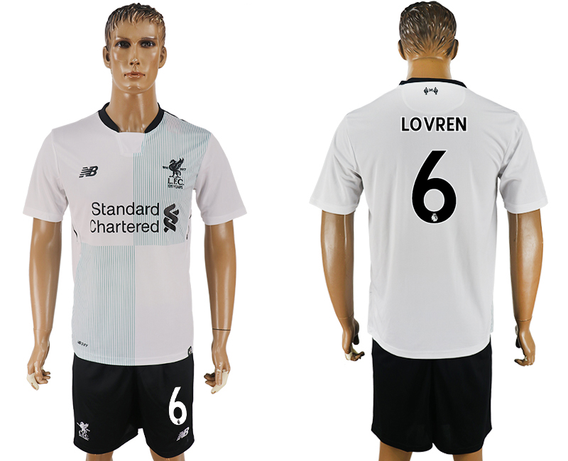 2017-18 Liverpool 6 LOVREN Away Soccer Jersey