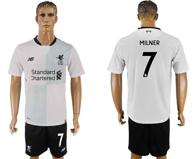 2017-18 Liverpool 7 MILNER Away Soccer Jersey 2017-18 Liverpool 7 MILNER Away Soccer Jersey