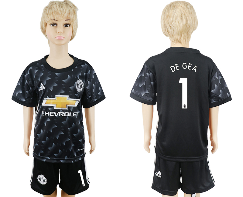 2017-18 Manchester United 1 DE GEA Away Youth Soccer Jersey 2017-18 Manchester United 1 DE GEA Away Youth Soccer Jersey
