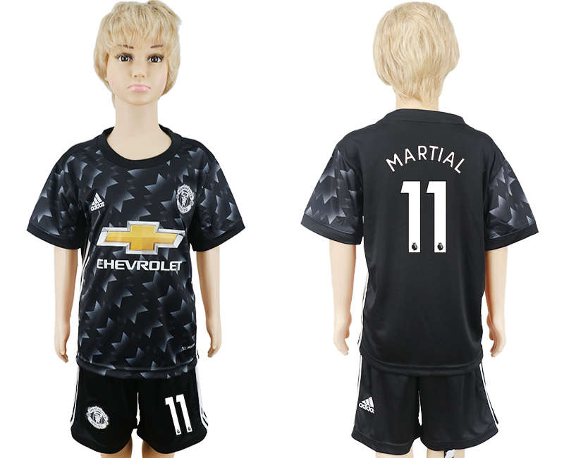 2017-18 Manchester United 11 MARTIAL Away Youth Soccer Jersey 2017-18 Manchester United 11 MARTIAL Away Youth Soccer Jersey
