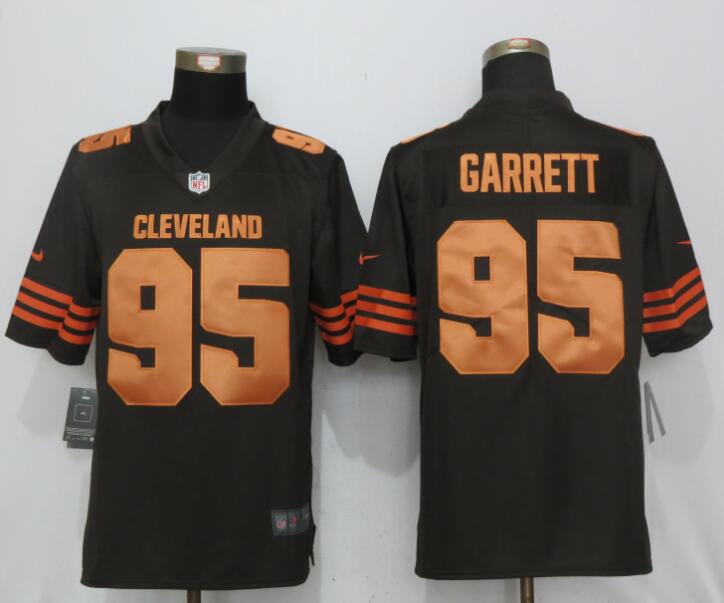 Nike Browns 95 Myles Garrett Brown Youth Color Rush Limited Jersey
