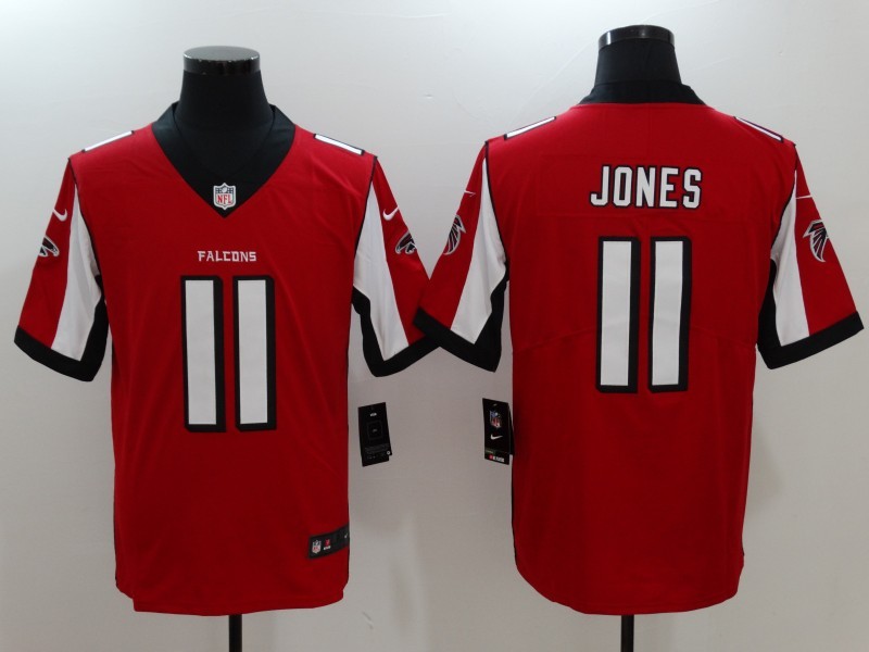 Nike Falcons 11 Julio Jones Red Vapor Untouchable Limited Jersey