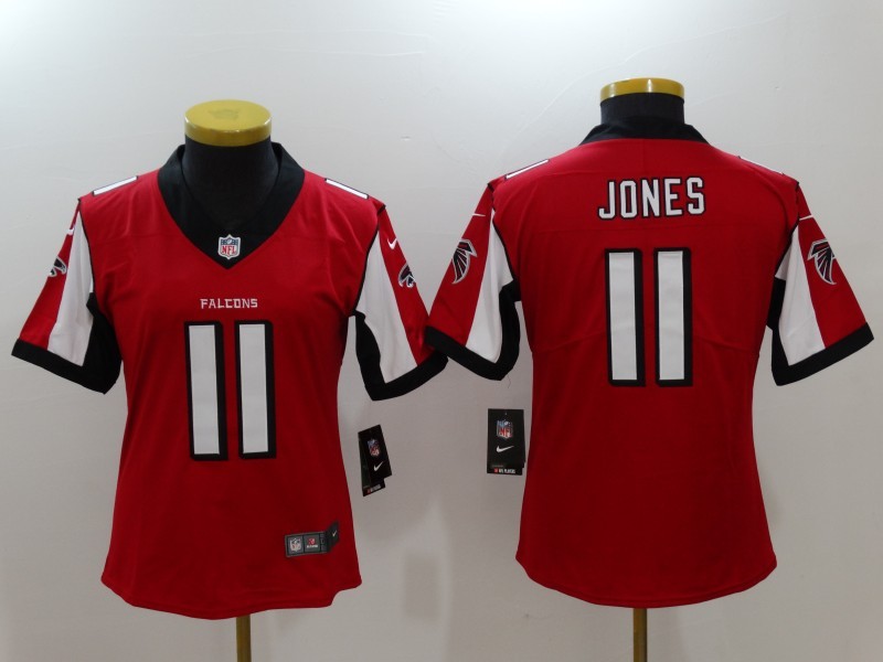 Nike Falcons 11 Julio Jones Red Vapor Untouchable Women Limited Jersey Nike Falcons 11 Julio Jones Red Vapor Untouchable Women Limited Jersey
