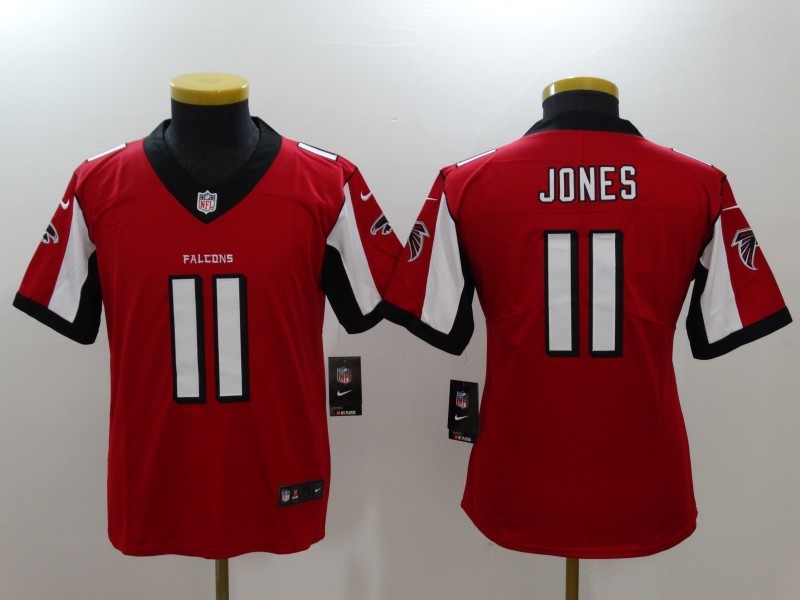 Nike Falcons 11 Julio Jones Red Vapor Untouchable Youth Limited Jersey