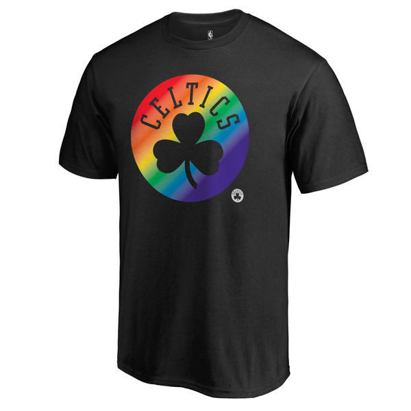 Men's Boston Celtics Fanatics Branded Black Team Pride T-Shirt