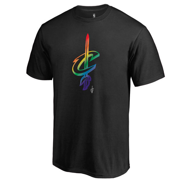 Men's Cleveland Cavaliers Fanatics Branded Black Team Pride T-Shirt
