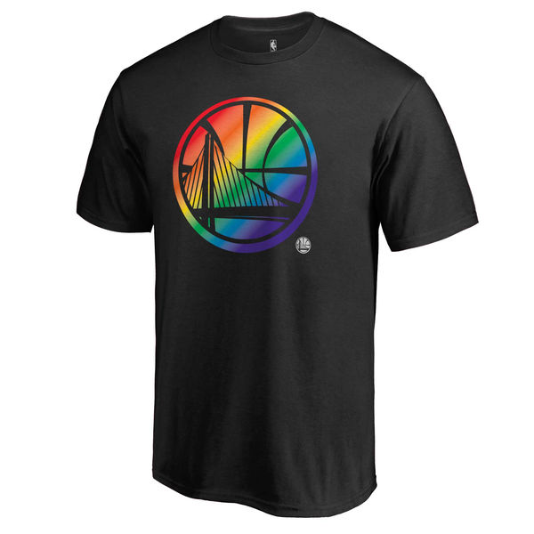 Men's Golden State Warriors Fanatics Branded Black Team Pride T-Shirt
