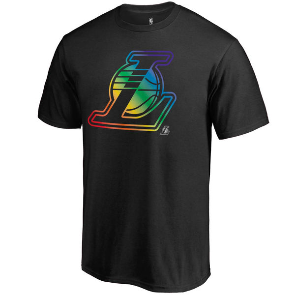 Men's Los Angeles Lakers Fanatics Branded Black Team Pride T-Shirt