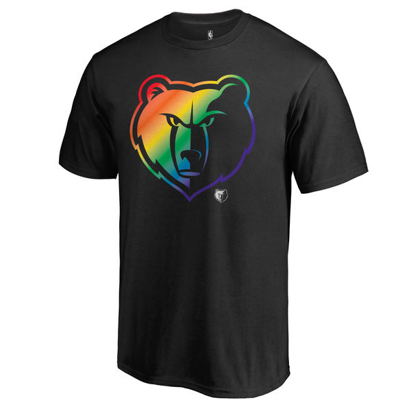 Men's Memphis Grizzlies Fanatics Branded Black Team Pride T-Shirt