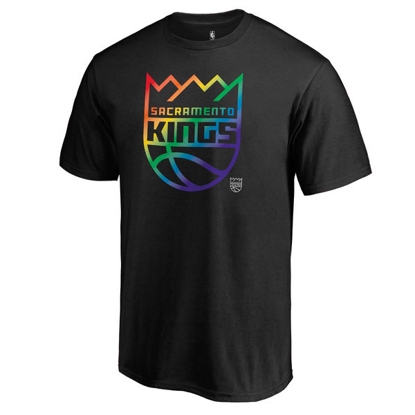 Men's Sacramento Kings Fanatics Branded Black Team Pride T-Shirt