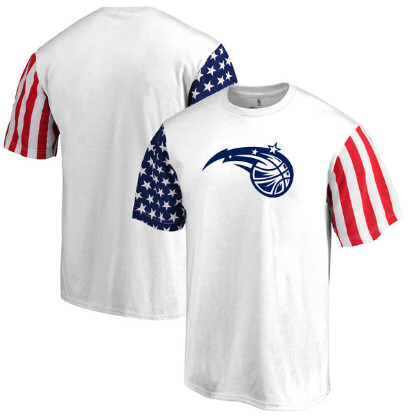 Orlando Magic Fanatics Branded Stars & Stripes T-Shirt White