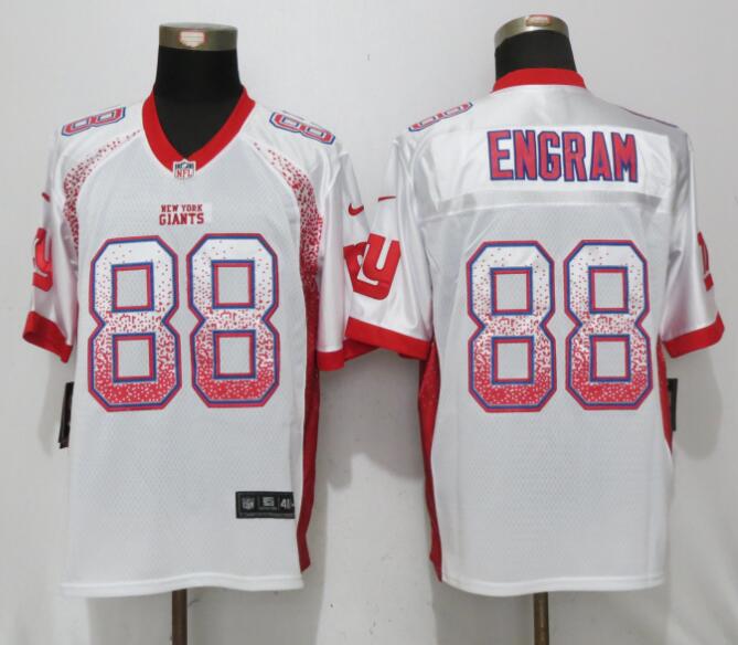 Nike Giants 88 Evan Engram White Drift Fashion Elite Jersey