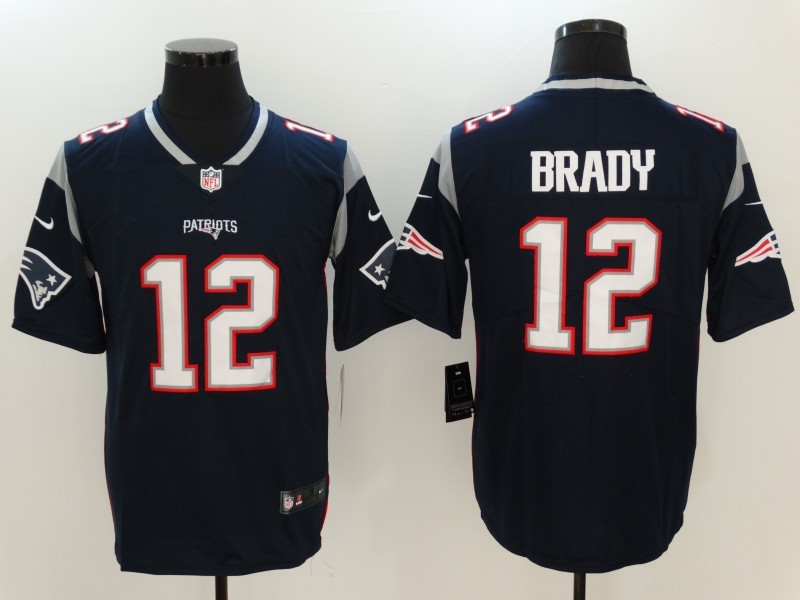 Nike Patriots 12 Tom Brady Navy Vapor Untouchable Limited Jersey Nike Patriots 12 Tom Brady Navy Vapor Untouchable Limited Jersey