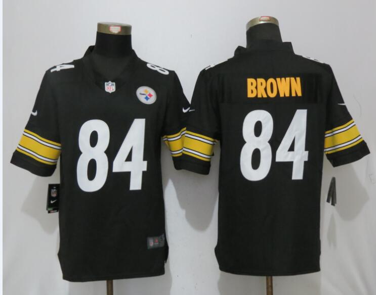 Nike Steelers 84 Antonio Brown Black Vapor Untouchable Player Limited Jersey