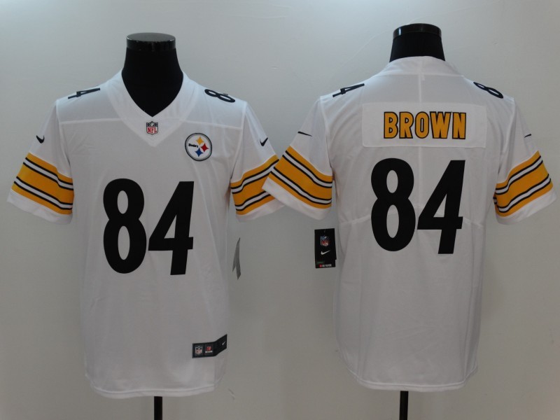 Nike Steelers 84 Antonio Brown White Youth Vapor Untouchable Player Limited Jersey