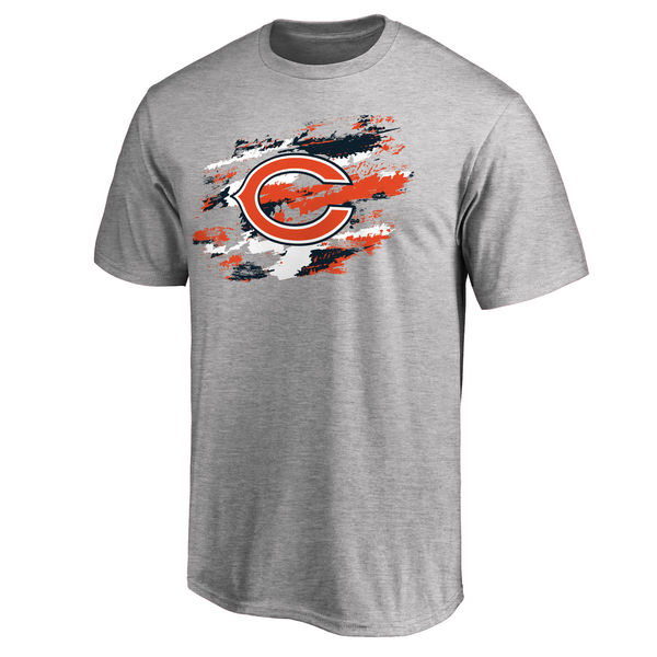 Chicago Bears NFL Pro Line True Color T-Shirt Heathered Gray