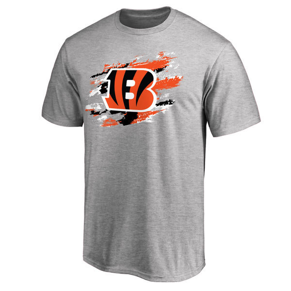 Cincinnati Bengals NFL Pro Line True Color T-Shirt Heathered Gray