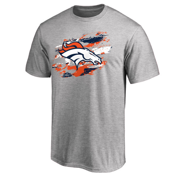 Denver Broncos NFL Pro Line True Color T-Shirt Heathered Gray