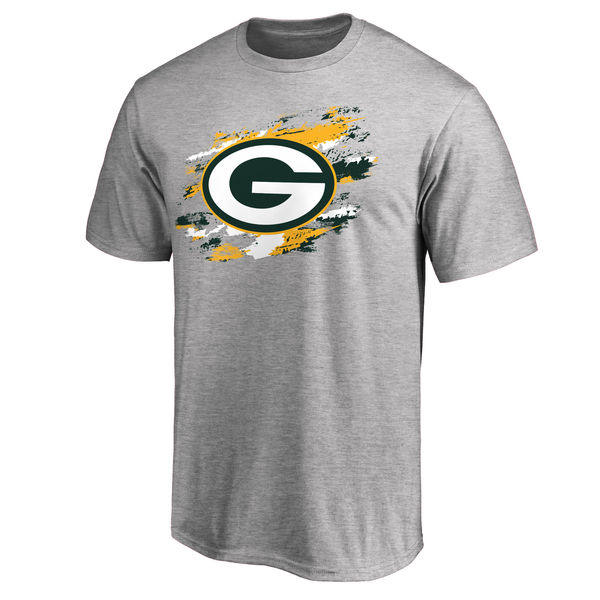 Green Bay Packers NFL Pro Line True Color T-Shirt Heathered Gray