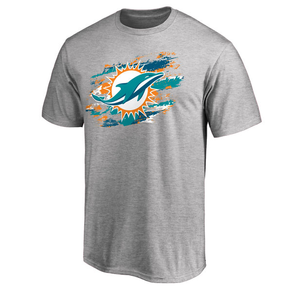 Miami Dolphins NFL Pro Line True Color T-Shirt Heathered Gray