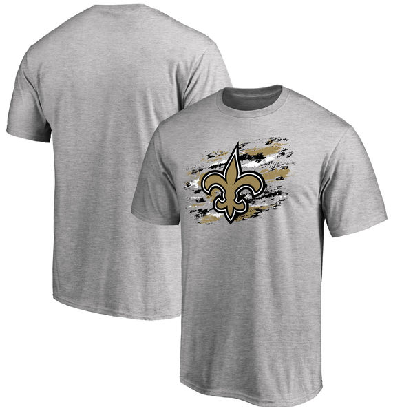 New Orleans Saints NFL Pro Line True Color T-Shirt Heathered Gray