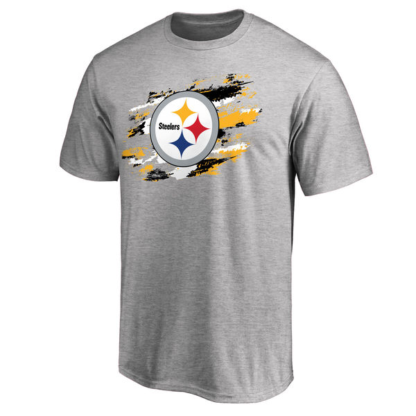 Pittsburgh Steelers NFL Pro Line True Color T-Shirt Heathered Gray