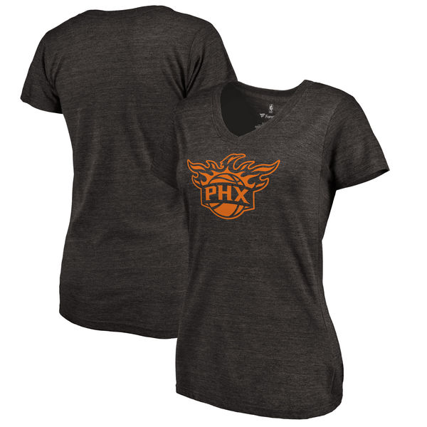 Phoenix Suns Women's Taylor Tri Blend T-Shirt Black