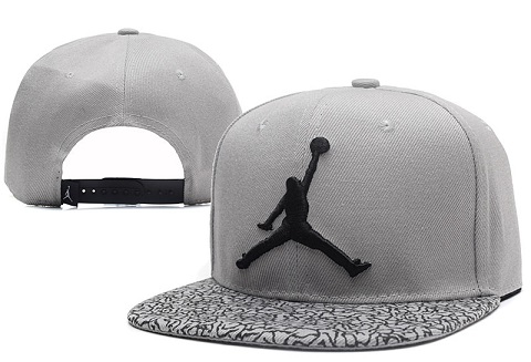 Air Jordan Fresh Logo Gray Adjustable Hat
