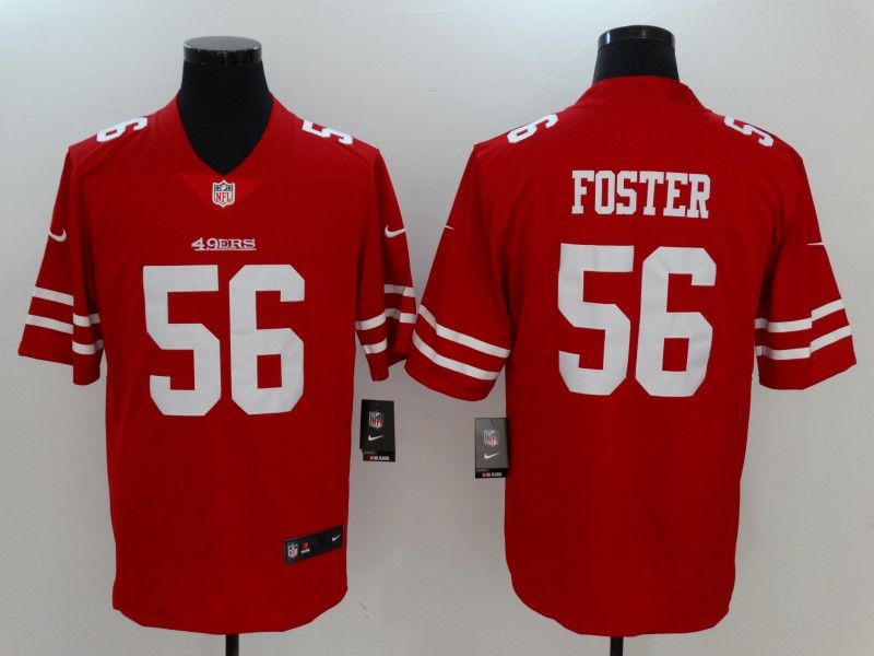 Nike 49ers 56 Reuben Foster Red Youth Vapor Untouchable Player Limited Jersey