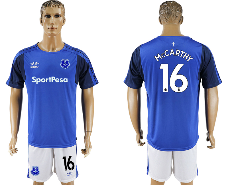 2017-18 Everton FC 16 McCARTHY Home Soccer Jersey