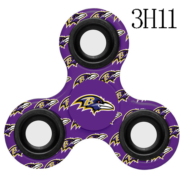 Baltimore Ravens Multi-Logo 3 Way Fidget Spinner