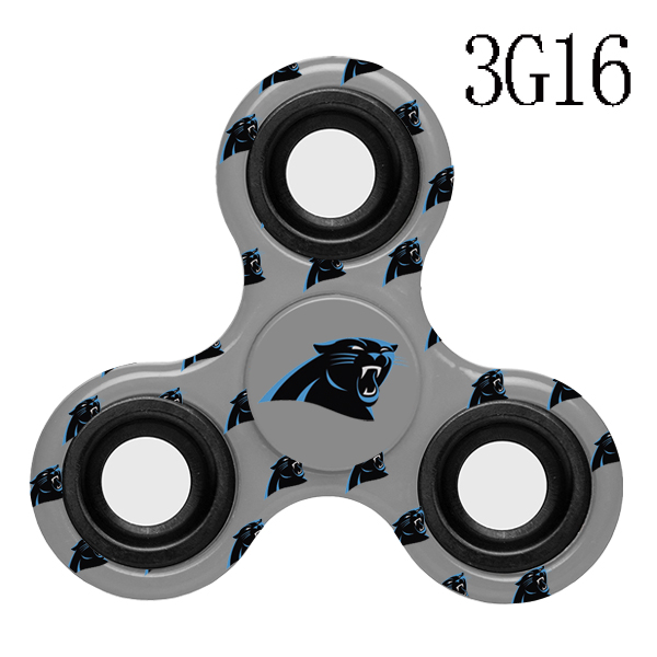 Carolina Panthers Multi-Logo 3 Way Fidget Spinner