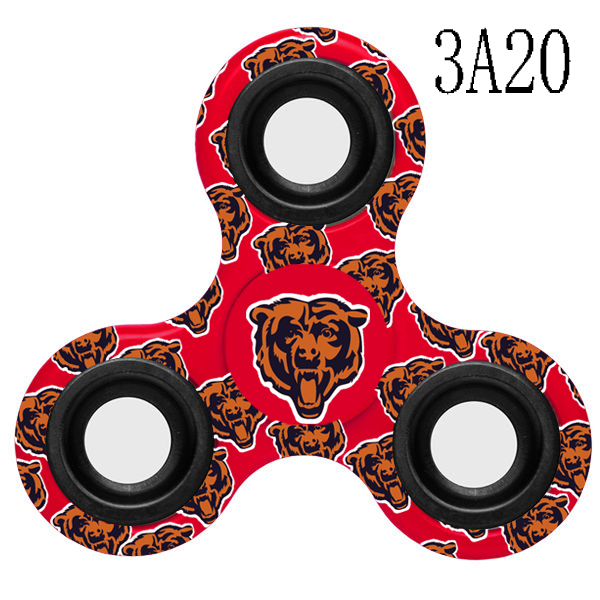 Chicago Bears Multi-Logo 3 Way Fidget Spinner