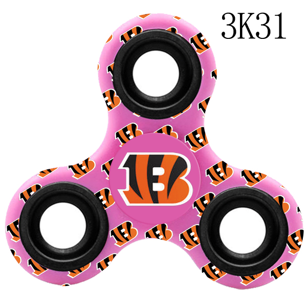 Cincinnati Bengals Multi-Logo 3 Way Fidget Spinner