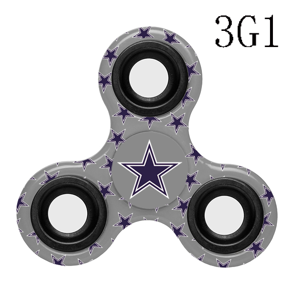 Dallas Cowboys Multi-Logo 3 Way Fidget Spinner